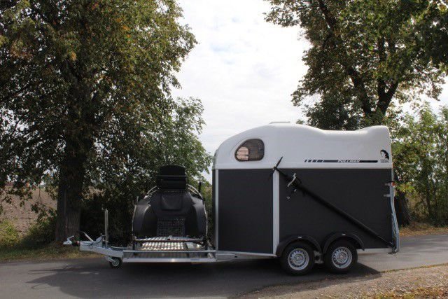 VAN HIPPOMOBILE CHEVAL LIBERTE PORTE CALECHE