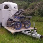 Van 2 P - Porte-calèche cheval liberte